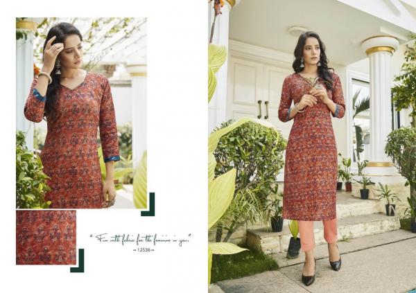 Kalaroop Sonet Cotton Fancy Printed Kurti 